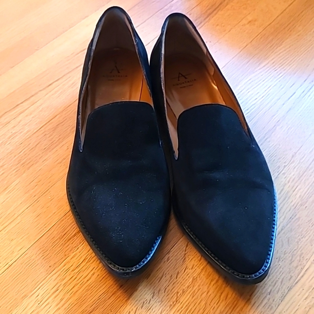 Aquatalia suede loafers